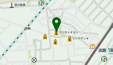 マツモトキヨシ キリンド淡路店の地図画像