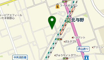 ドラッグストア マツモトキヨシ 北与野駅前店の地図画像