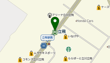 マツモトキヨシ ららぽーと立川立飛店の地図画像