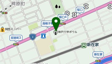 ドラッグストア マツモトキヨシ グランド六甲店の地図画像