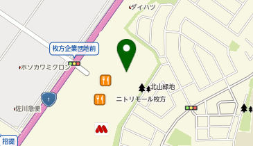 マツモトキヨシ ニトリモール枚方店の地図画像