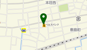 ヘルスバンク 敷島店の地図画像