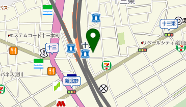 マツモトキヨシ 十三東口駅前店の地図画像
