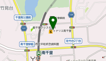 マツモトキヨシ トナリエ南千里店の地図画像