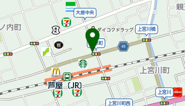 マツモトキヨシ 芦屋モンテメール店の地図画像