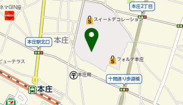 ドラッグストア マツモトキヨシ フォルテ本庄店の地図画像