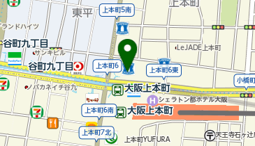 マツモトキヨシ 大阪上本町駅前店の地図画像