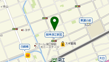 マツモトキヨシ コープこうべ深江店の地図画像