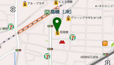 マツモトキヨシ 松坂屋高槻店の地図画像