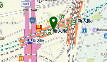 マツモトキヨシ Osaka Metro新大阪駅店の地図画像