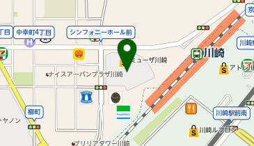 マツモトキヨシ ミューザ川崎店の地図画像