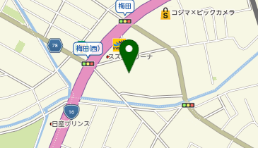 ドラッグストアマツモトキヨシ 春日部梅田店の地図画像