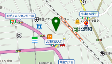 マツモトキヨシ 北浦和駅西口店の地図画像