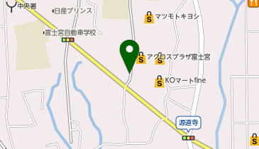 ドラッグストアマツモトキヨシ アクロスプラザ富士宮店の地図画像