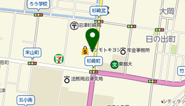ドラッグストアマツモトキヨシ 沼津学園通り店の地図画像