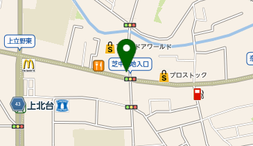 ドラッグストアマツモトキヨシ 東大和蔵敷店の地図画像