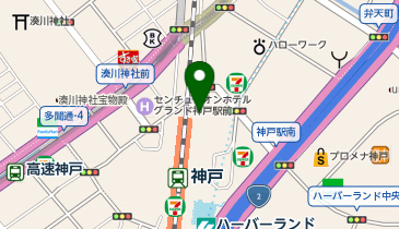調剤薬局マツモトキヨシ プリコ神戸店の地図画像