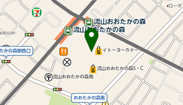 マツモトキヨシ 流山おおたかの森SC店の地図画像