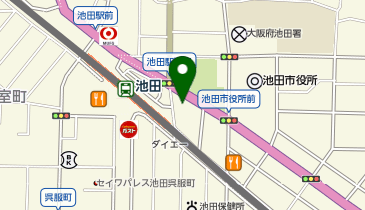 マツモトキヨシ 池田駅前店の地図画像