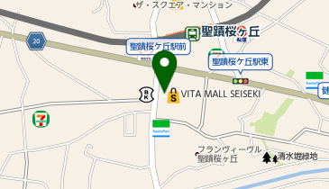 丘の上薬品 ヴィータモール聖蹟桜ケ丘店の地図画像