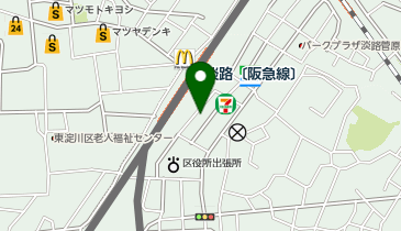 調剤薬局 マツモトキヨシ 淡路駅前店の地図画像