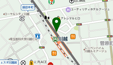 マツモトキヨシ EQUiA川越店の地図画像
