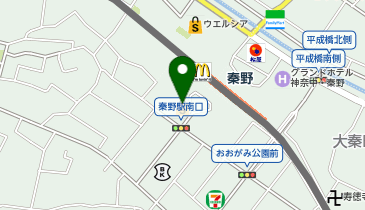 調剤薬局 マツモトキヨシ 秦野駅前南口店の地図画像