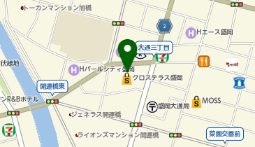 マツモトキヨシ クロステラス盛岡店の地図画像