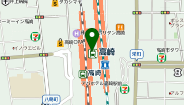 マツモトキヨシ モントレー高崎駅ビル店の地図画像