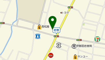 ドラッグストアマツモトキヨシ 宇都宮岩曽店の地図画像