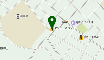 ドラッグストアマツモトキヨシ 高崎八千代町店の地図画像