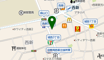 ドラッグセガミ 西新店の地図画像