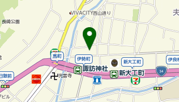 ココカラファイン 新大工店の地図画像