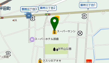 ジップドラッグ東洋 鈴鹿ハンター店の地図画像