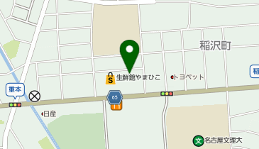 ジップドラッグ 稲沢店の地図画像