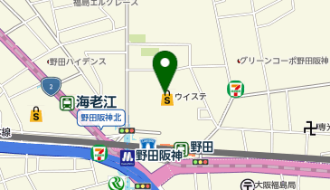 ココカラファイン ウイステ野田店の地図画像