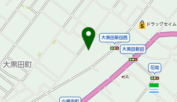 ジップドラッグ 大黒田店の地図画像