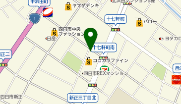 ココカラファイン 浜田店の地図画像