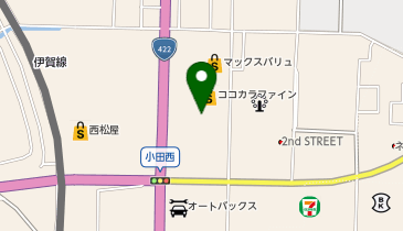 ココカラファイン 小田店の地図画像