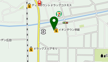 ココカラファイン 早岐店の地図画像