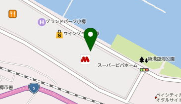 ココカラファイン ウイングベイ店の地図画像