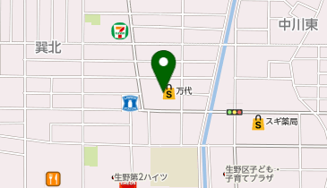 ドラッグセガミ 巽北店の地図画像