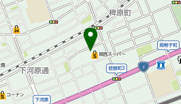 ドラッグセガミ 琵琶店の地図画像