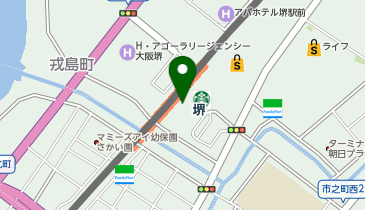 ココカラファイン 南海堺店の地図画像