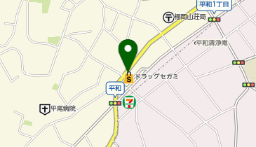ドラッグセガミ 平尾山荘通り店の地図画像