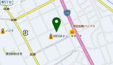 ドラッグセガミ 蓮田店の地図画像