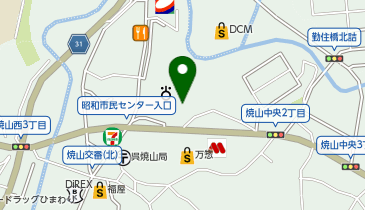 ドラッグセガミ 焼山店の地図画像
