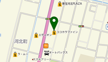 ココカラファイン 倉吉北店の地図画像
