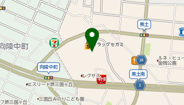 ドラッグセガミ 黒土店の地図画像