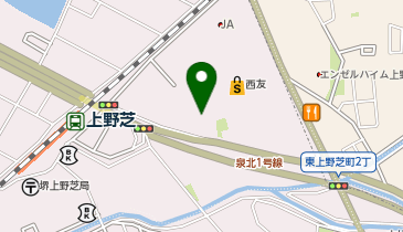 ココカラファイン 上野芝楽市店の地図画像